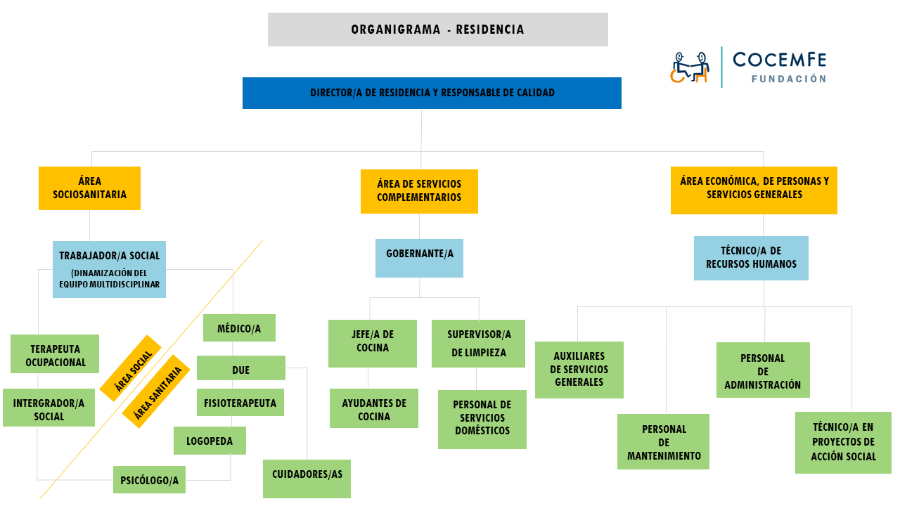 Organigrama Fundación COCEMFE